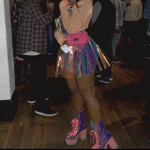 Galaxy fairy Platform boots #DollsKill